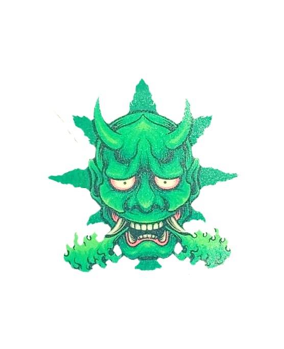 Weed Monster Sticker