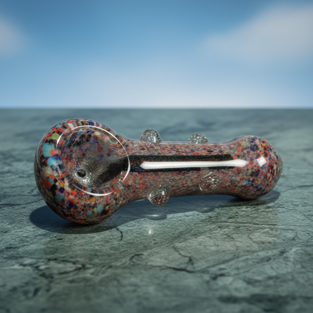 Confetti Cosmos Crystal Pipe (4")