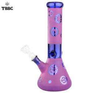 Purple Wheel 12 inch Heavy Ice Bong