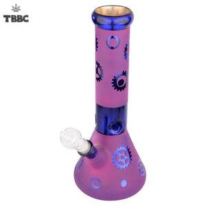 Purple Wheel 12 inch Heavy Ice Bong