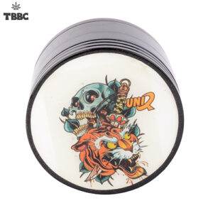 Skeleton Lion Four Part Metal Grinder - 50 mm