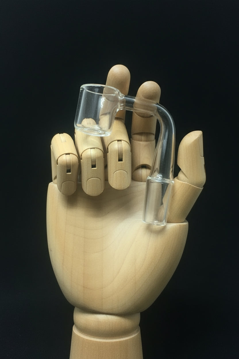 14 mm heavy glass bangers available online, high heat capacity oil dab rig on a wooden dummy hand, cheaper than amazon, quality reasonable oil bangers online for instant delivery in delhi ncr, oil dab rigs online in india,Quartz Glass Oil Dab Rigs
