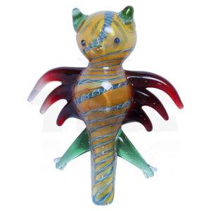 Dragon Fly Glass Hand Pipe - 5 inches