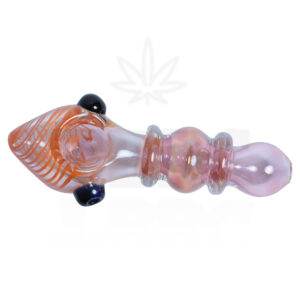 Heavy Glass triple shell Pipe - 6 inch
