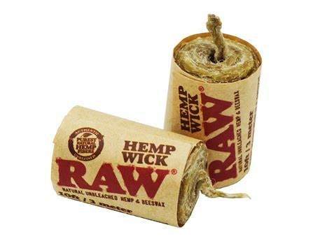 RAW Hemp Wick, hemp wick