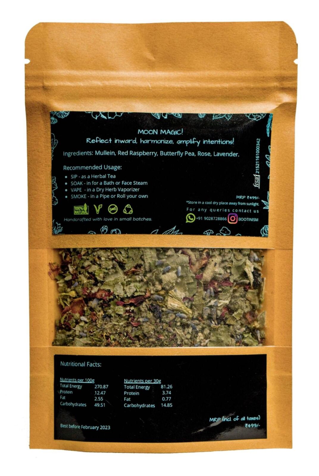 Smoksh Herbal Lunar 30g - Fine Rich Mixing