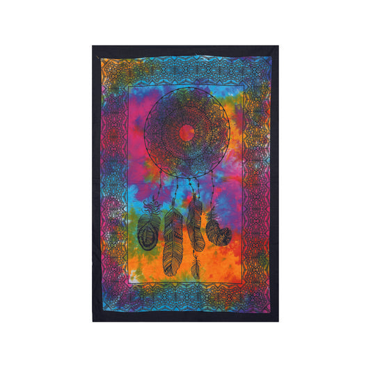 Mandala Dreamcatcher colorful Tapestry 42x29