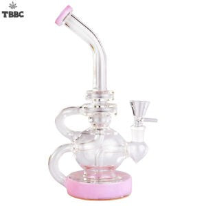 Recycler 10 inches Glass Bong