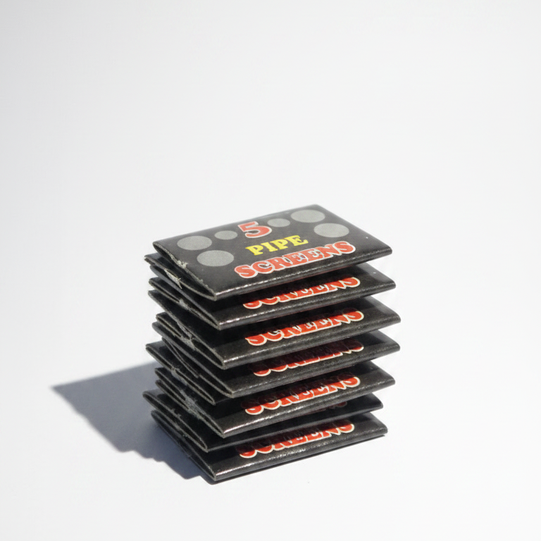 Stack of black boxes with red text on a white background