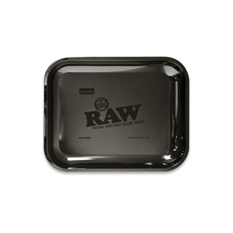 RAW Black Gold Rolling Tray