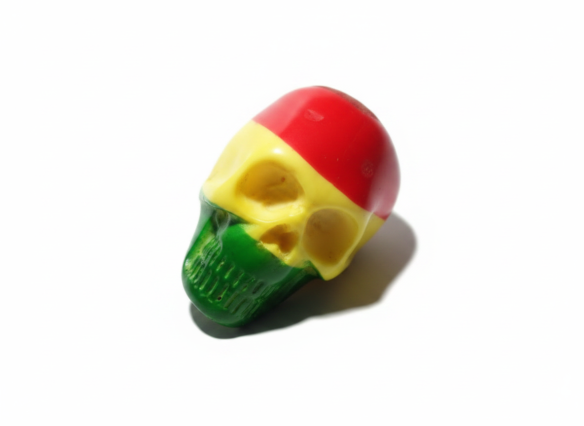 Rasta Reaper 4" Resin Hand Pipe