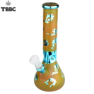 Rust Color Blue Angel Ice 10 inches Bong