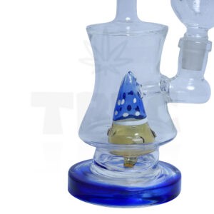 Shower Poker 6 inch Recycler Glass Bong