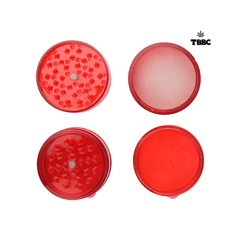 Acrylic Blood Red Grinder - 4 Part 50mm