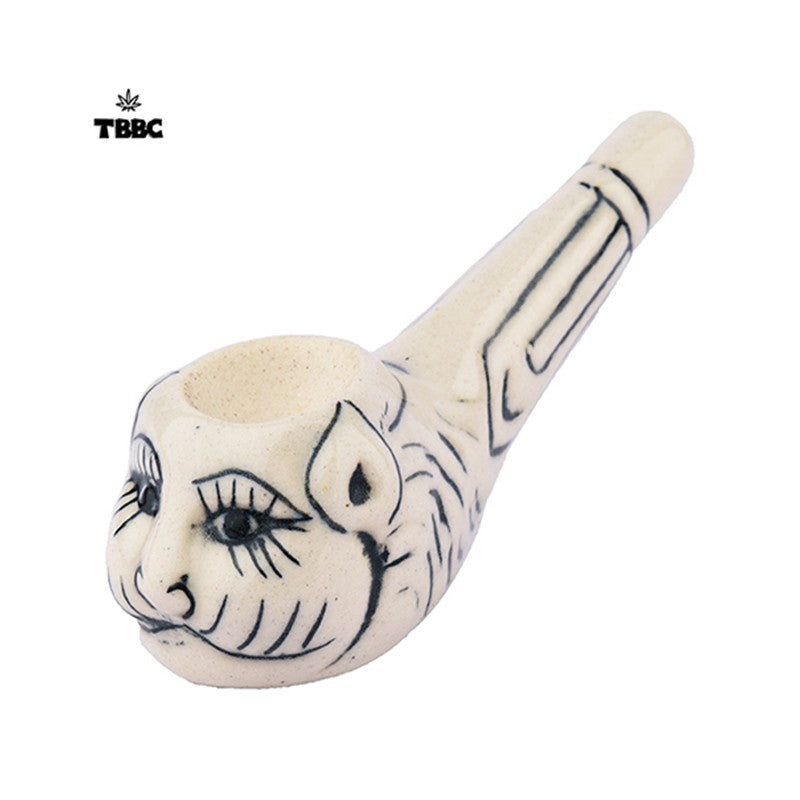 Ceramic Kittie Pipe