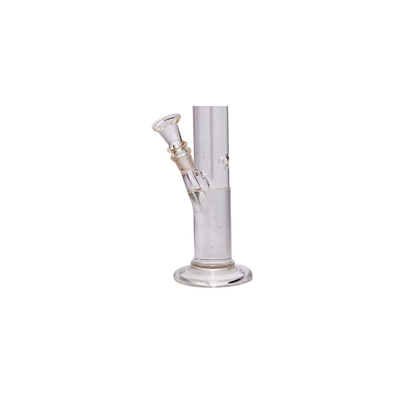 Cobra White Cylinder Glass Bong -12 inches