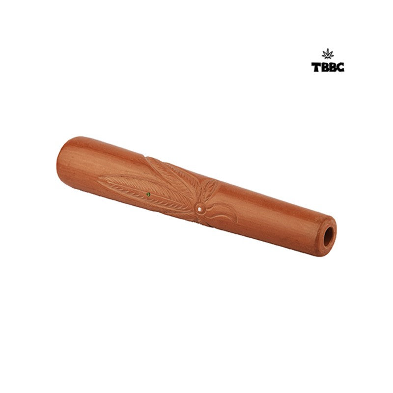 Leaf Clay Chillum - 6 inches