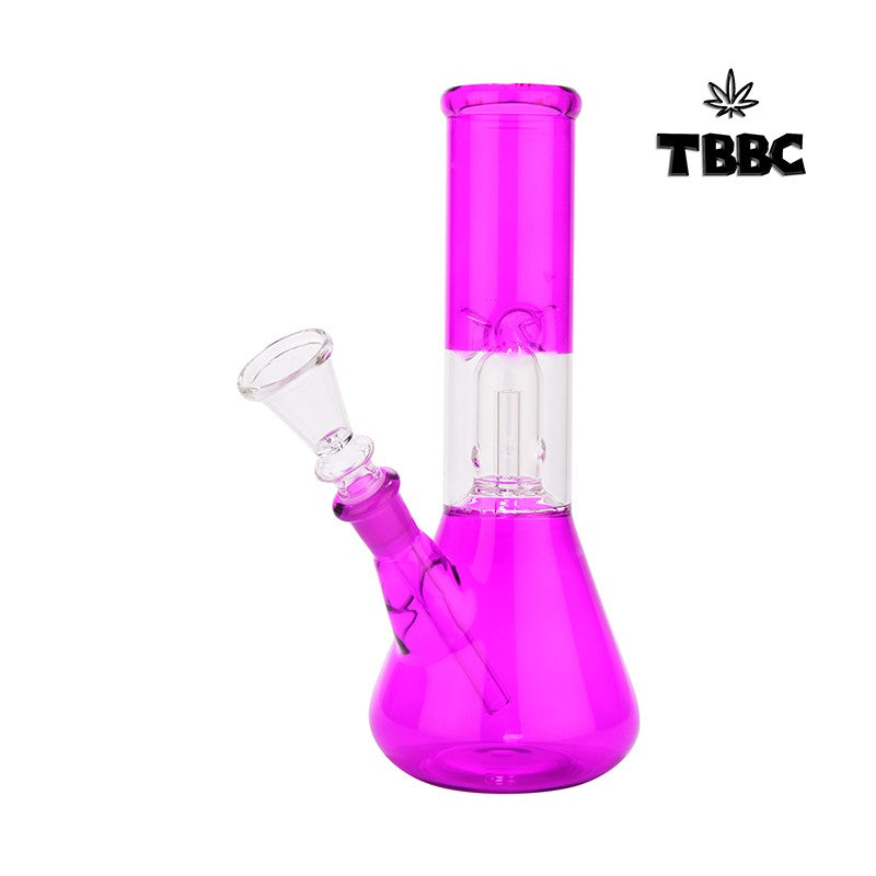 Purple Crystal Ice Percolator Bong - 8 inches
