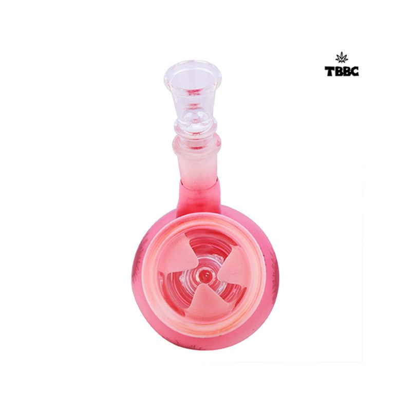 Red Splash Ice Perc Crystal Bong - 8 inches
