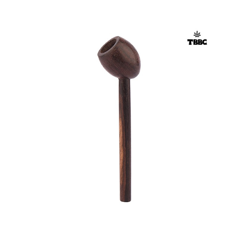 TBBC Rosewood Spoon Cup Pipe Brown - 3 inches