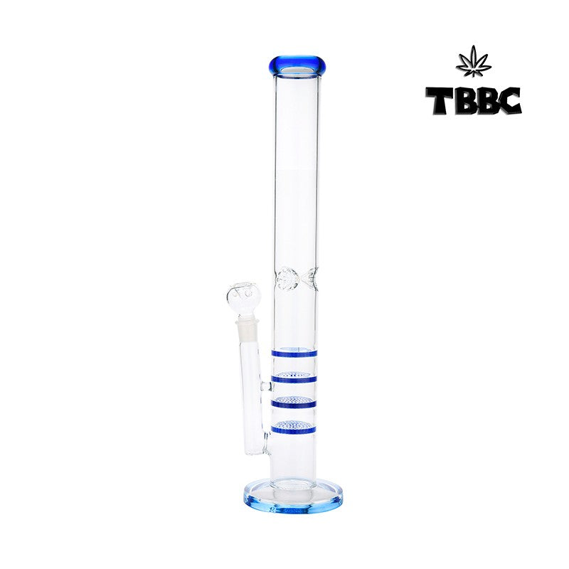 Tetra Blue Honey Comb Crystal Bong - 18 inches