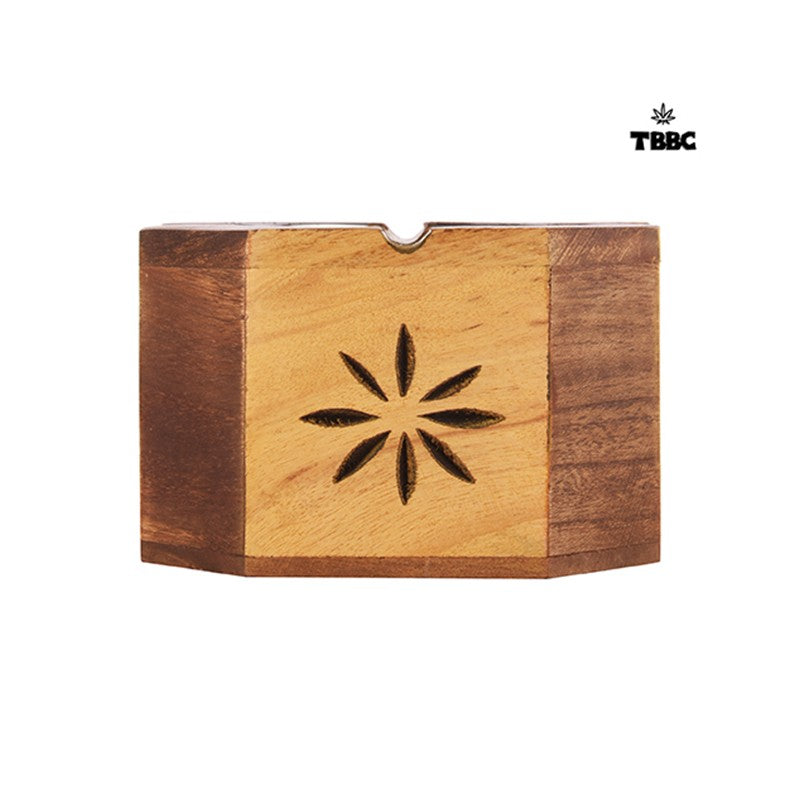TBBC Wooden Leaf Ashtray