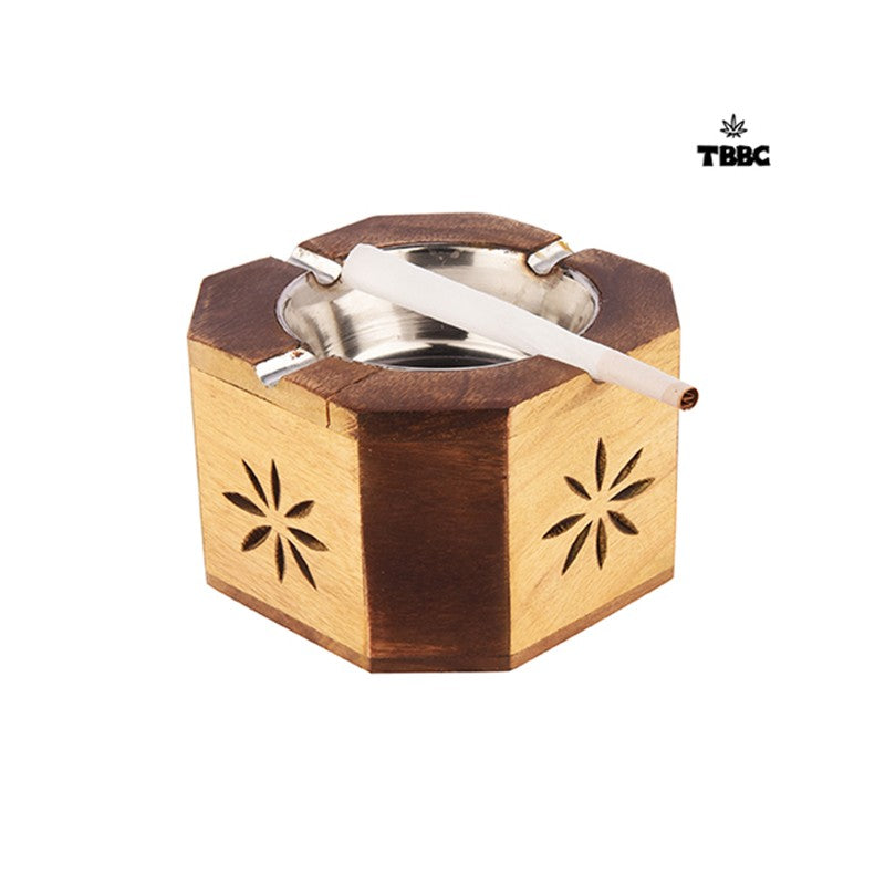 TBBC Wooden Leaf Ashtray