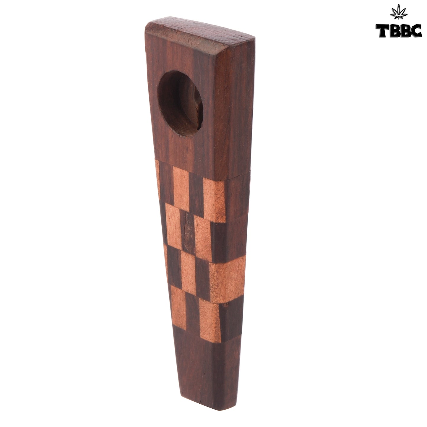 Rosewood Checkmate Mix Brown Pipe - 3 inches