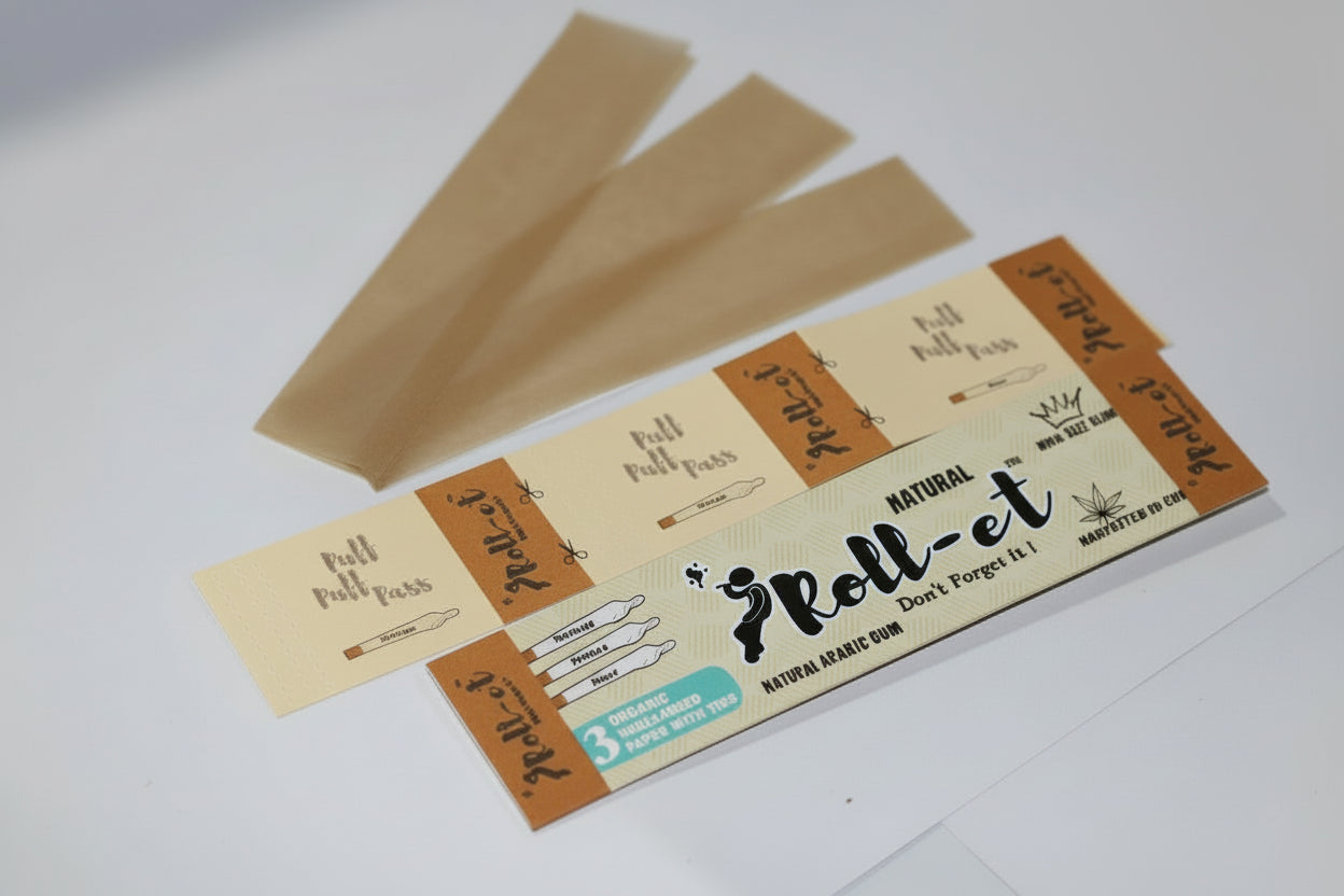 rollet 3+3 rolling paper tips box
instant delivery