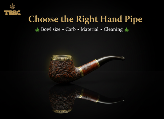 How to choose a hand pipe material bowl size carb hole weed smoking accessories