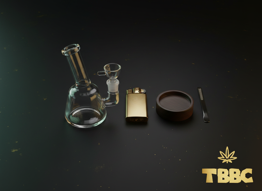 TBBC mini glass bong 5 inch beginner friendly smooth pulls Delhi NCR instant delivery