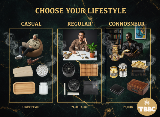 How to choose smoking accessories for casual, regular, and daily users - lifestyle guide by THEBOOMBOXCLUB