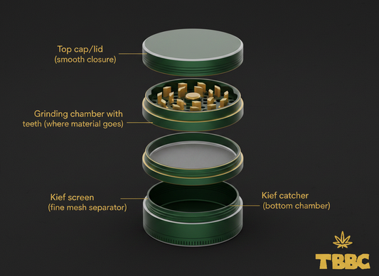 2‑Piece vs 3‑Piece vs 4‑Piece Herb Grinder: What Each Part Does + Which to Buy