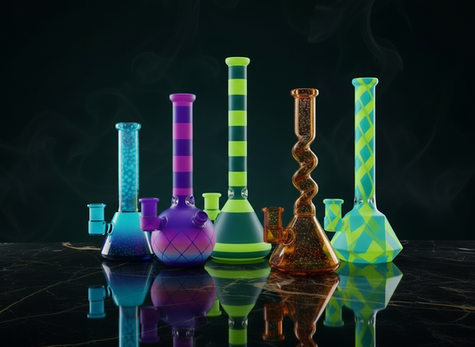 Best acrylic bong types in India – mini vs beaker vs straight | THEBOOMBOXCLUB