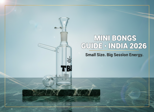 Mini Bongs Guide (India, 2026): Small Size, Big Session Energy, instant delivery for bongs in delhi ncr