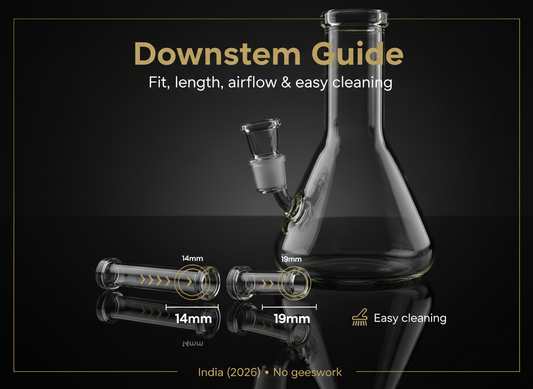 Downstem guide for glass bong fit length airflow 14mm 19mm weed accessories