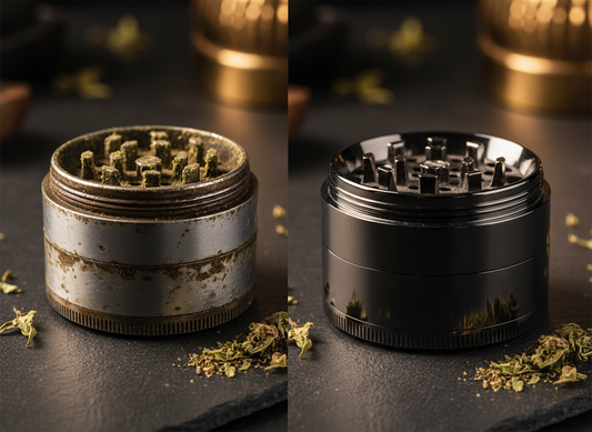 Signs to replace herb grinder jammed threads dull teeth uneven grind weed accessories