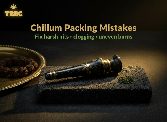 Chillum packing mistakes harsh hits clogging uneven burn weed smoking accessory