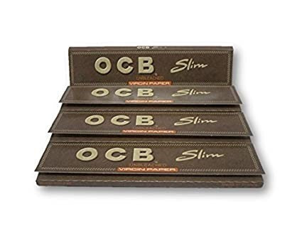 OCB Slim Unbleached Paper - Pack of 2