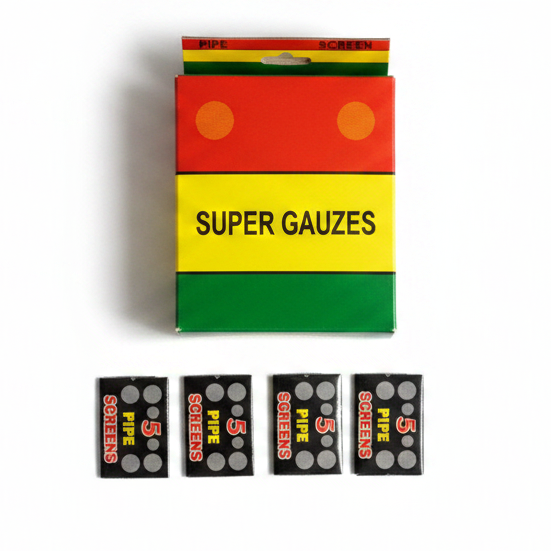 Super Guizes 15mm mesh stainless steel pipe screens for bong bowls and hand pipes