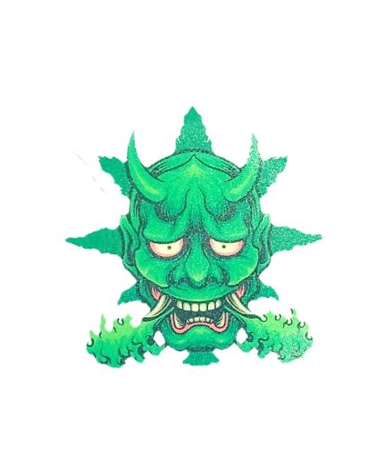 Weed Monster Sticker