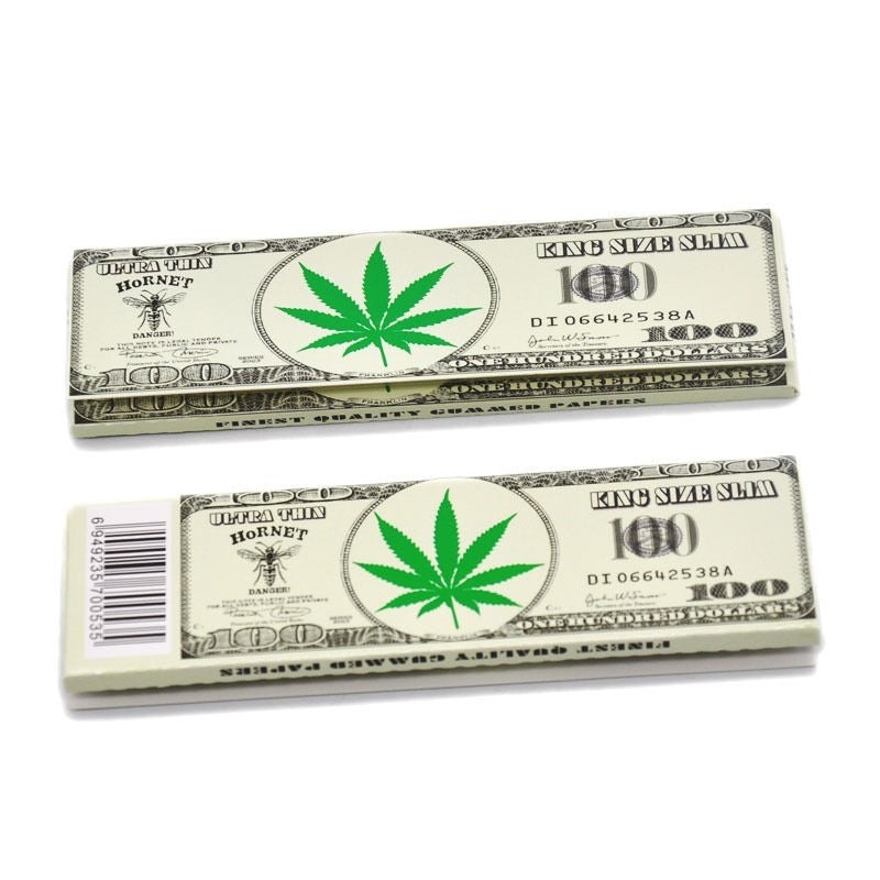 HORNET Dollar Rolling Paper - King Size - Pack of 2