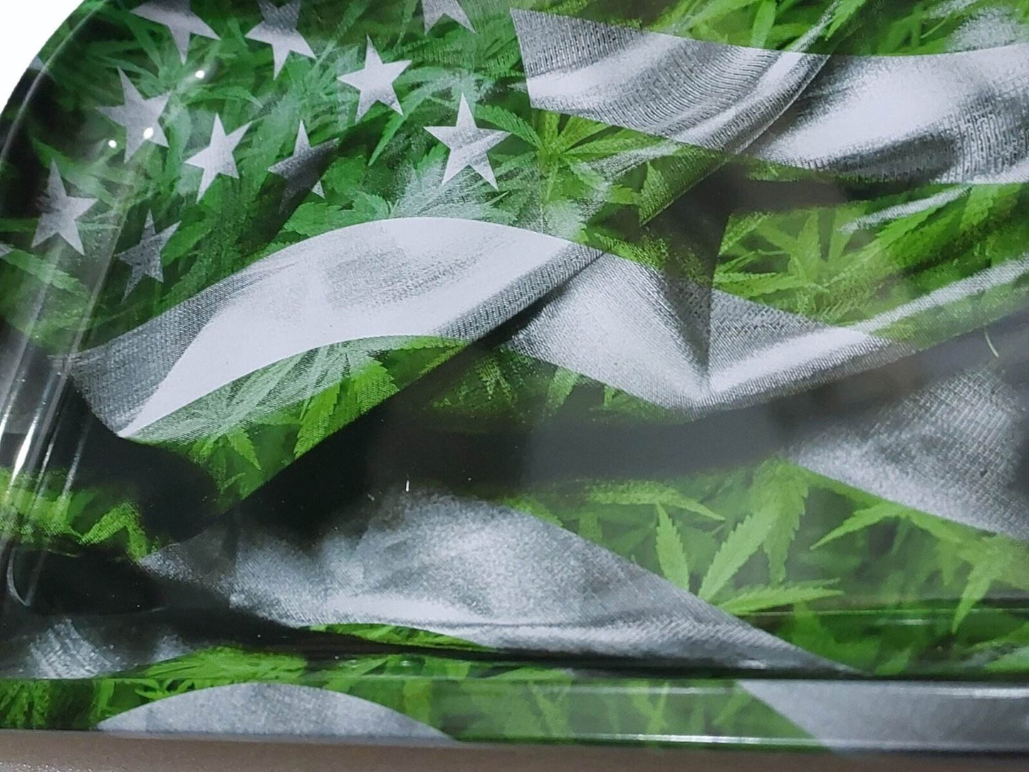 Maryjane Flag Rolling Tray - 7.5x11.5 inches