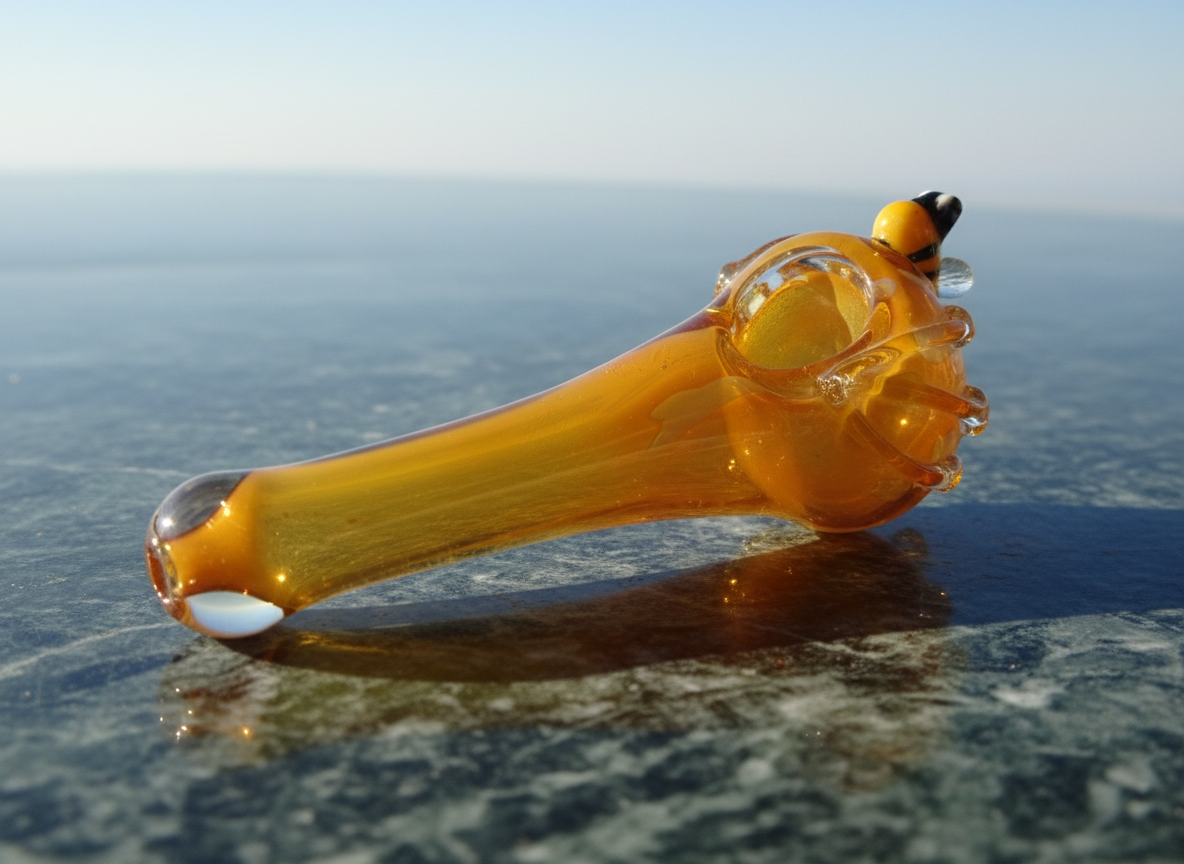 4 inch glass one hitter hand pipe honey style weed THEBOOMBOXCLUB, glass smoking pipes for weed near me in delhi ncr instant delivery 