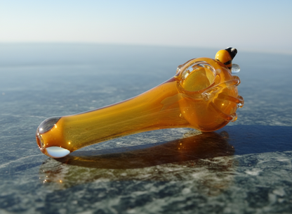 4 inch glass one hitter hand pipe honey style weed THEBOOMBOXCLUB, glass smoking pipes for weed near me in delhi ncr instant delivery 