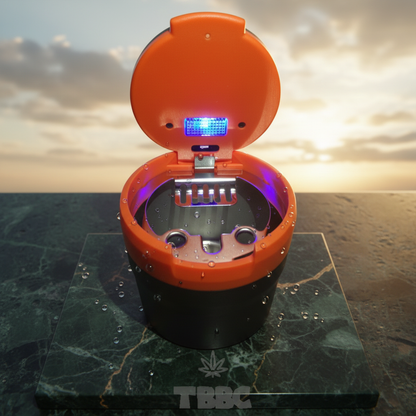 Car LED Ashtray | Portable Smoking Accessory with Smart LED Display