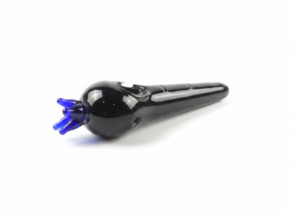 Fruity Sesh Pipe (Strawberry) 4" | Glass Hand Pipe with Carb