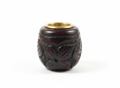 Midnight Mandala Skull 6" Resin Hand Pipe