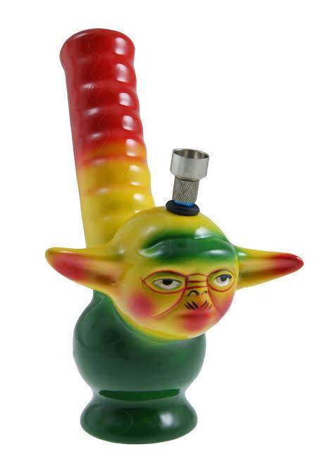Weed bong ceramic 10 inch Yoda style instant delivery in delhi ncr