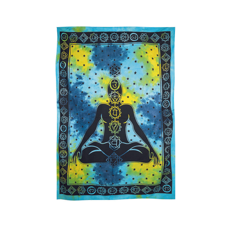 Chakras In Blue Tapestry - 60X90